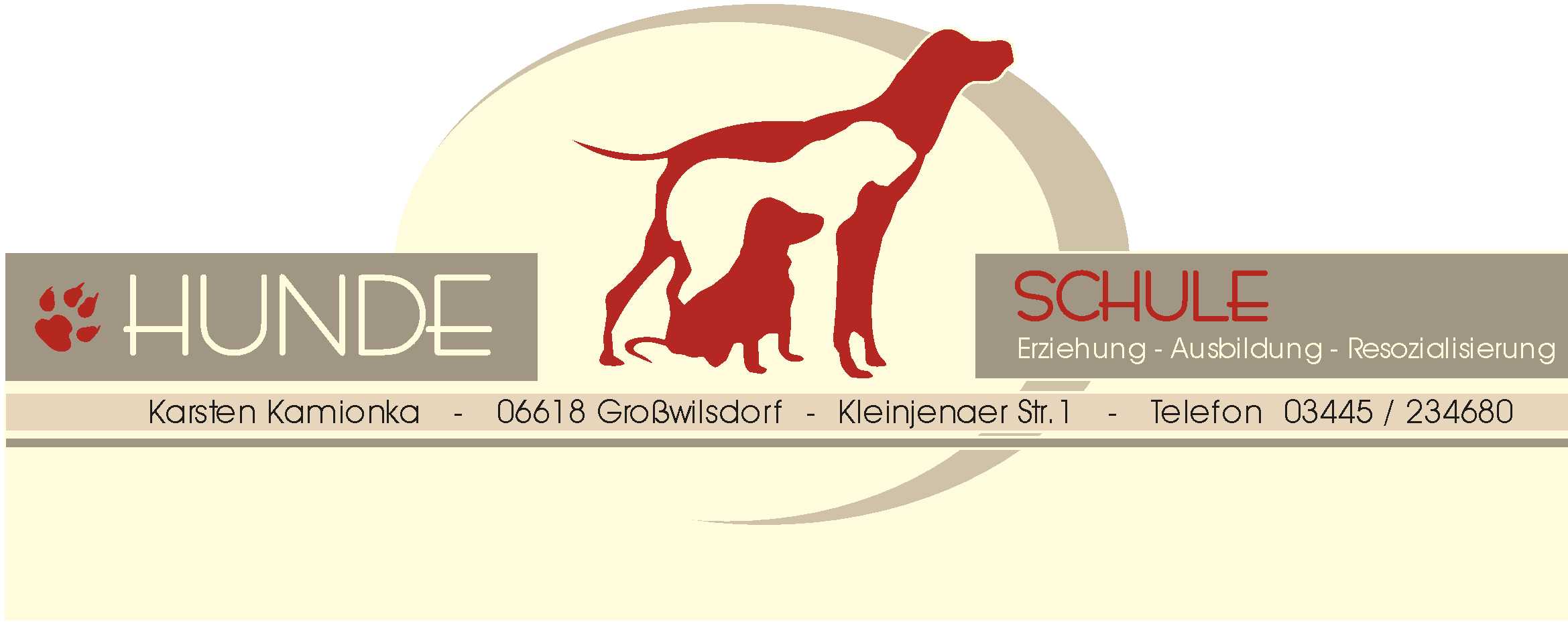 Unsere Hundeschule hilft Ihnen selbstverständlich auch bei Fragen rund um die Erziehung.